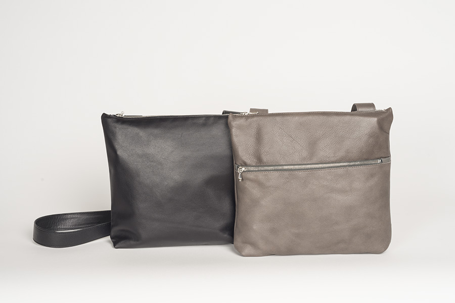Soft-U-Tasche in Schwarz NL / Soft-U-Duo in Taupe work